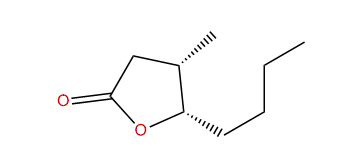 cis-5-Butyl-4-methyldihydrofuran-2(3H)-one